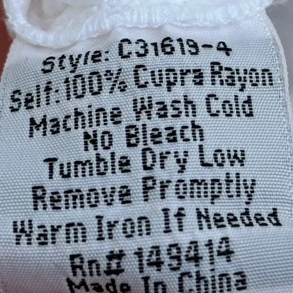 Johnny Was Womens Keyhole Embroidery Eyelet Daisy Dress White Size XS to Small - Picture 6 of 15